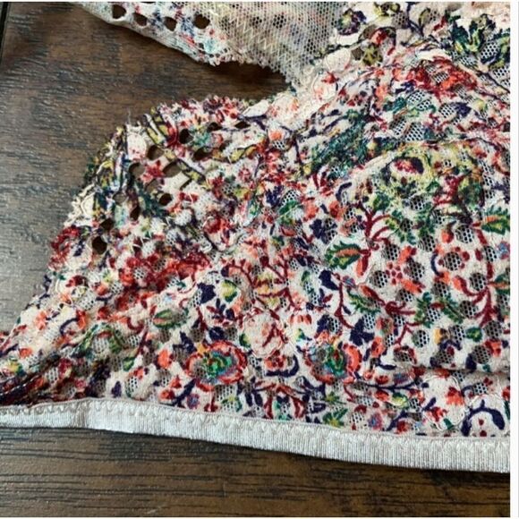 Victoria Secret Floral Racerback Bra XSMALL - Picture 3 of 8